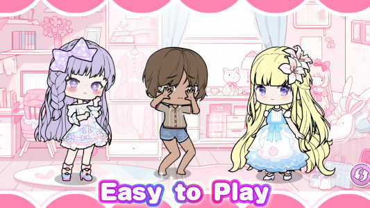 اسکرین شات 5 بازی Doll Makeup: Dress up for kids