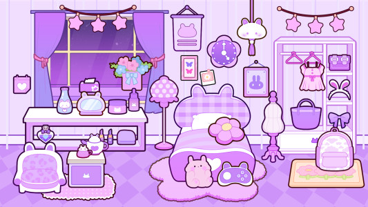 اسکرین شات 1 بازی Doll Makeup: Dress up for kids