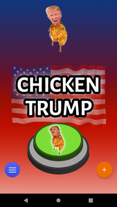 اسکرین شات برنامه Trump Chicken Dance Button 2