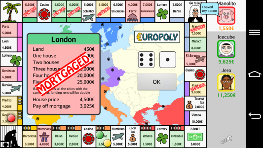 اسکرین شات بازی Europoly 1