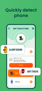 اسکرین شات برنامه Dont Touch: AntiTheft My Phone 1