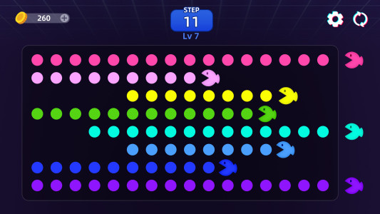 اسکرین شات 2 بازی Bean Chomper - Match Color