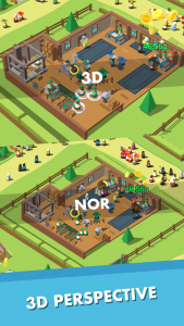 اسکرین شات بازی Idle Medieval Town - Tycoon 1