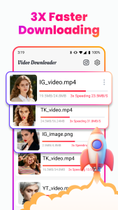 اسکرین شات 4 برنامه Video Downloader, Download All