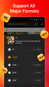 اسکرین شات 4 برنامه All Video Downloader & Player