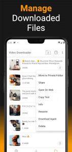 اسکرین شات 4 برنامه Video Saver Downloader