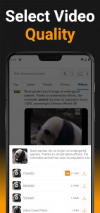 اسکرین شات 2 برنامه Video Saver Downloader