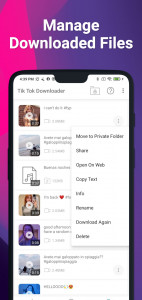 اسکرین شات 3 برنامه No Watermark Video Downloader