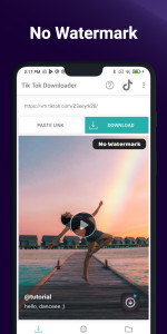 اسکرین شات 5 برنامه No Watermark Video Downloader