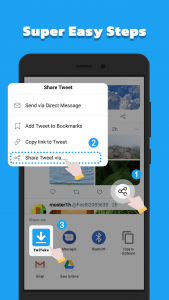 اسکرین شات برنامه Video Downloader for Twitter 1