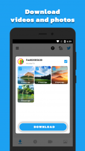 اسکرین شات برنامه Video Downloader for Twitter 2