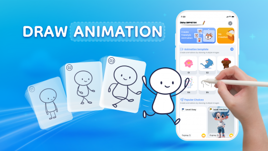 اسکرین شات برنامه AniDraw: 2D Draw Animation 1