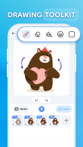 اسکرین شات 3 برنامه AniDraw: 2D Draw Animation