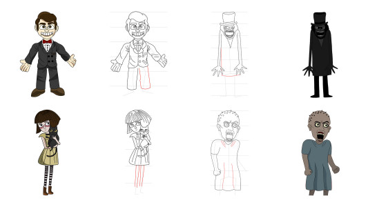 اسکرین شات برنامه How to Draw Horror Characters 4