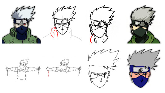 اسکرین شات برنامه How to Draw Kakashi Anime 5