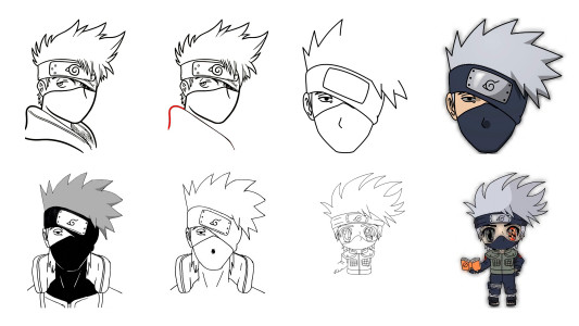 اسکرین شات برنامه How to Draw Kakashi Anime 3