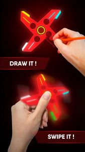 اسکرین شات بازی Draw Finger Spinner 1