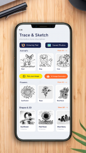 اسکرین شات برنامه AI Drawing : Trace & Sketch 5