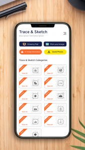 اسکرین شات برنامه AI Drawing : Trace & Sketch 7