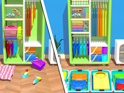 اسکرین شات بازی Restock Closet Organizer Games 2