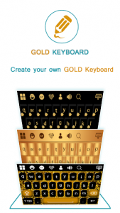 اسکرین شات برنامه Gold Keyboard 2