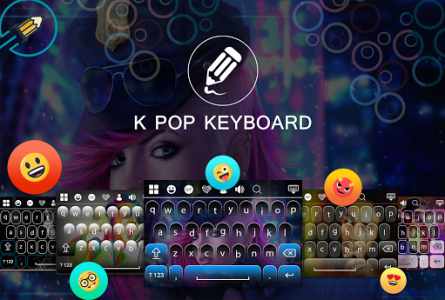 اسکرین شات برنامه Kpop Keyboard 1