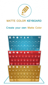 اسکرین شات برنامه Matte Color Keyboard 2