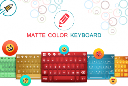 اسکرین شات برنامه Matte Color Keyboard 1