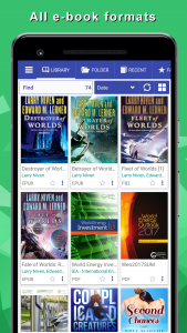 اسکرین شات 1 برنامه eBook Reader: PDF, EPUB, HTML