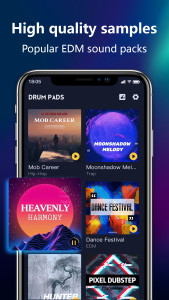 اسکرین شات 2 برنامه Beat Maker - Drum Pad