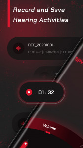 اسکرین شات 4 برنامه Hearing Boost: Amplify, Record