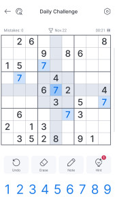 اسکرین شات 5 بازی Sudoku - Classic Sudoku Puzzle