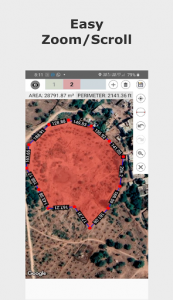 اسکرین شات برنامه Easy Area : Land Area Measurement App for Maps 2