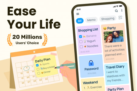 اسکرین شات برنامه Easy Notes - Note Taking Apps 1