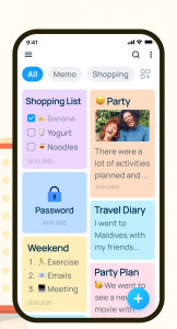 اسکرین شات 2 برنامه Easy Notes - Note Taking Apps