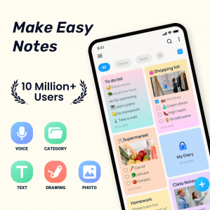 اسکرین شات برنامه Easy Notes - Notebook, Notepad 1