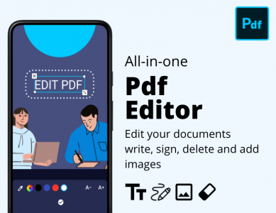 اسکرین شات 1 برنامه PDF Editor: Edit, Write, Sign