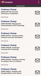 اسکرین شات برنامه Ashford University Mobile 3