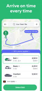 اسکرین شات برنامه Bolt: Request a Ride 2