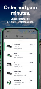 اسکرین شات 2 برنامه Bolt: Request a Ride
