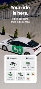 اسکرین شات 1 برنامه Bolt: Request a Ride