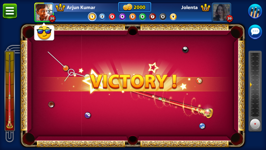 اسکرین شات 2 بازی 8 Ball & 9 Ball Billiards Pool