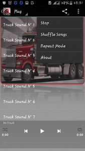 اسکرین شات برنامه Truck Engine Sounds 2