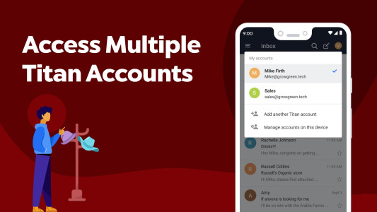 اسکرین شات 6 برنامه Titan Email & Calendar