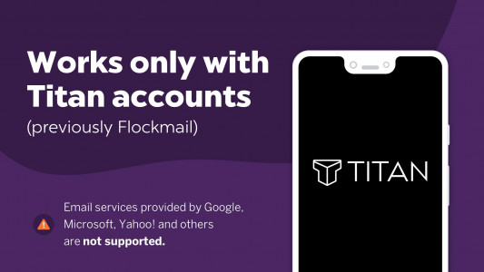 اسکرین شات برنامه Titan - Mobile app for Titan mail accounts 1