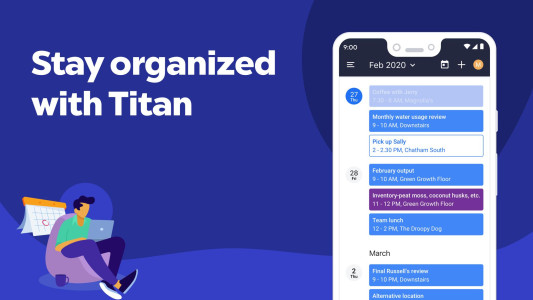 اسکرین شات 5 برنامه Titan Email & Calendar