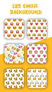 اسکرین شات برنامه Emoji Background Changer - Emoji Photo Sticker 1
