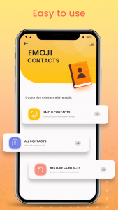 اسکرین شات برنامه Emoji Contacts : Add Emojis To Contacts 3