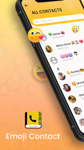 اسکرین شات برنامه Emoji Contacts : Add Emojis To Contacts 1