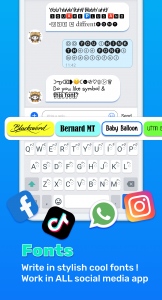 اسکرین شات برنامه Fonts Keyboard & Emoji 3